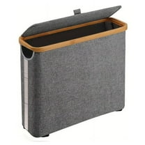 Toilet Paper Bin, Toilet Paper Bin for Bathroom Toilet Paper Storage Bin with Lid, Toilet Paper Organizer