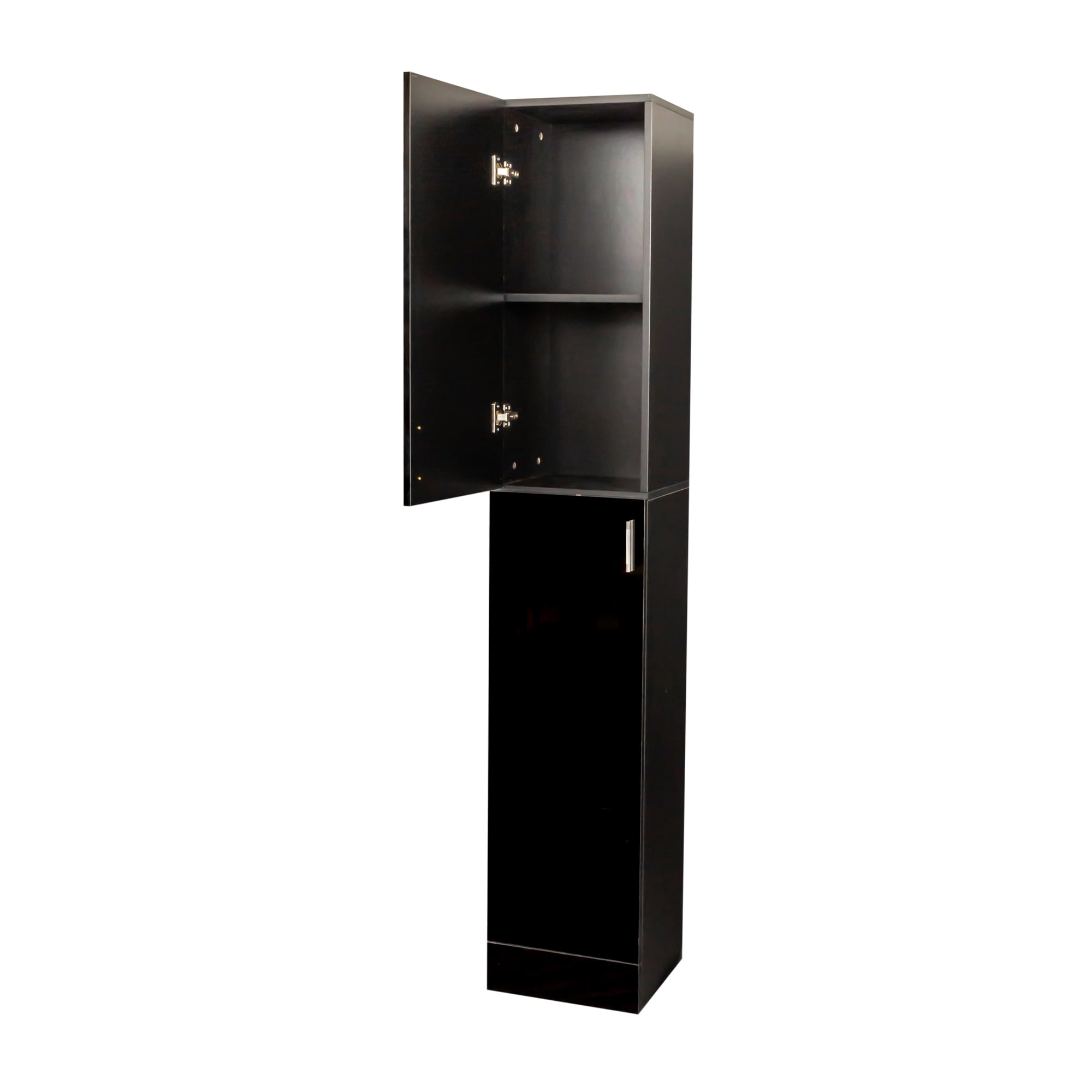 74" Tall Storage Cabinet, Narrow Pantry Cabinet with Adjustable Shelves and 2 Doors, Modern Freestanding Bathroom Closet for Living Room, Kitchen