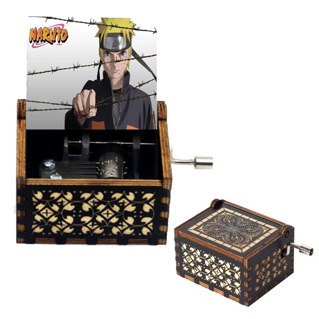 Caja de música de madera de Piratas del Caribe, juguete hecho a mano de Jack Sparrow, melodía Davy Jones Sailor Moon, regalo