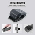 thumbnail image 3 of Windshield Mount Clamps Straps Kit Windshield Brackets Clips For Atv / Utv Polaris Rzr Can Am Maver, 3 of 5