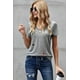 thumbnail image 1 of ABPHQTO Camiseta de Mujer Escote en V Estampado Estrellas Gris, 1 of 5