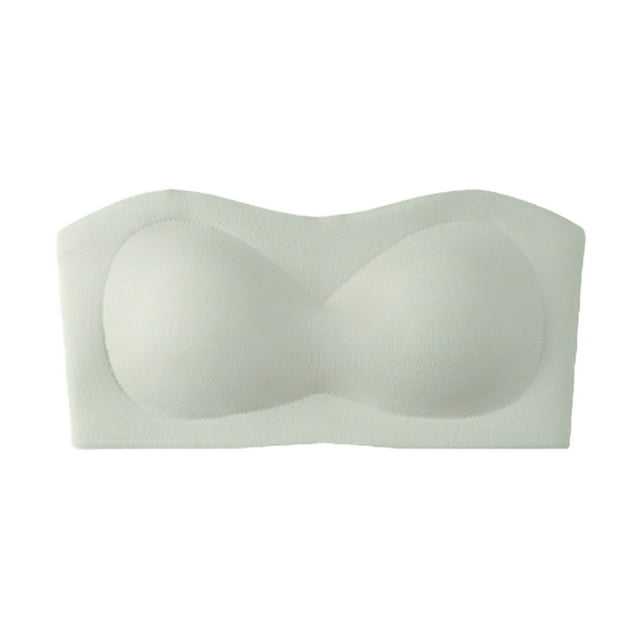WRKEKC Strapless Bra for Women Anti Sagging Support Seamless Comfort Invisible Everyday Wear Neutral Colors Full Coverage Grip Technology