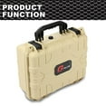 thumbnail image 2 of G-Plus Graded Card Storage Box Fit for BGS PSA SGC FGS Graded Sports Trading Cards,Weatherproof Case Impact Absorbing Foam Slots (Large, Beige), 2 of 6