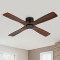 thumbnail image 2 of LEDET 54 in. 4 Solid Wood Blades Indoor Ceiling Fan with Remote, 2 of 9