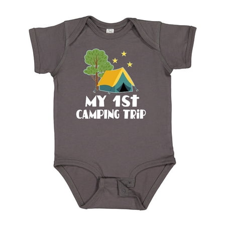 

Inktastic My 1st Camping Trip Gift Baby Boy or Baby Girl Bodysuit