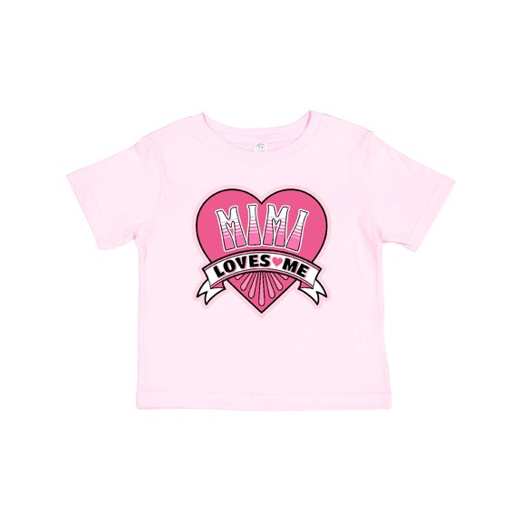 Inktastic Mimi Loves Me Girls Granddaughter Girls Baby T-Shirt