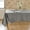 Gray, variant on Knubmt Linen Tablecloth Rectangle Solid Color Modern Fabric Table Cloth Washable Table Cover for Dining Party Christmas Weddings Birthday, 55" x 120"