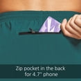 thumbnail image 4 of BALEAF Men's 5 inches Running Athletic Shorts with Zipper Pocket Teal Size S, 4 of 6