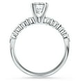 thumbnail image 2 of Pompeii Certified 2 1/3Ct Emerald Cut Diamond Engagement Ring 14k Gold Lab Grown, 2 of 7