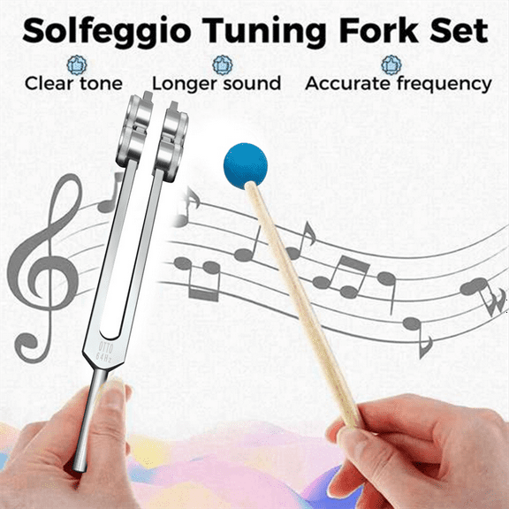 Tuning Fork Set,OTTO64HZ Tuning Forks for Healing Chakra,Sound Therapy,Keep Body,Mind and Spirit in Perfect Harmony
