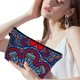 thumbnail image 4 of Bolsa de cosméticos con estampado de estampado, bolso de mano para mujer, bolsa de almacenamiento de viaje multifuncional, 4 of 5