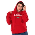 thumbnail image 4 of Venezuela Country Flag Soccer Fan Unisex Plus Fleece Graphic Hoodie Brisco Brands 4X, 4 of 5