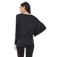 thumbnail image 3 of Women's Trendy Style Dolman Long Sleeves Solid Top, 3 of 3