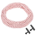 thumbnail image 1 of Corde de Démarrage à Rappel avec Poignée, Corde de Traction en Polyester 3mm Dia 100m 328 Pieds, Rouge et Blanc, 1 of 7