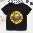 thumbnail image 2 of Camiseta de algodón para niños y niñas de 2 a 14 años con banda de rock Gun N Roses, camisetas de manga corta con estampado de música Kpop, ropa informal para bebés, 2 of 4