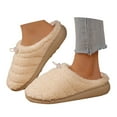 thumbnail image 3 of House Slippers Womens House Shoes Women's Cozy On Slippers For Indoor Outdoor Comfort Soft Warm Shoes Casual Loafers Winter Home Footwear, 3 of 9