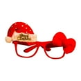 thumbnail image 1 of Decoraciones navideñas, Papá Noel, muñeco de nieve, astas, gafas, gafas sin montura, 1 of 3