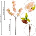 thumbnail image 7 of Silk Cherry Blossom Branches, 39.3in Artificial Cherry Blossom Tree Stems, Fake Plum Blossom Flowers Arrangement for Wedding Home Japanese Decor, Set of 3, 7 of 7