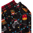 thumbnail image 6 of PJ's & Presents Boys' Christmas Pajama Pants - 2 Pack Flannel Fleece Sleep Pants with Socks (4-18), 6 of 7