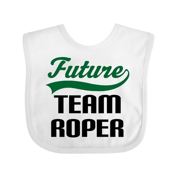 Inktastic Future Team Roper Boys Baby Bib