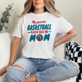 thumbnail image 2 of Proud Mom Of A Basketball Player, White Comfort Colors T-Shirt, Small, 2 of 3