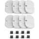 thumbnail image 1 of 8+8 Packs Cat Water Fountain Replacement Filters Compatible Capsule Pet Fountain, Dog Dispenser Replacement Filter Set with Sponges, 1 of 5