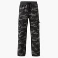 thumbnail image 4 of JAJAHO Kids Boys Cargo Jogger Pants With Multi Pockets Camouflage Casual Drawstring Loose Straight Leg Pants 5-16Y, 4 of 5
