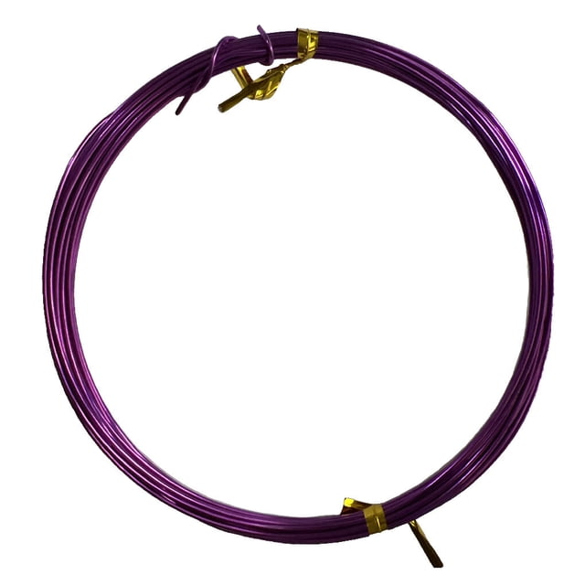 Langgg Craft Wires DIY Handicrafts Braided Thread Good Flexibility Durable Shiny Jewelry Lines Exquisite Design for Sculpturing Purple