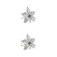 thumbnail image 2 of relayinert DIY Christmas Ornament Easy To For Beautiful Christmas Tree Premium Christmas Tree Decorations Silver 2Set, 2 of 6