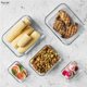 thumbnail image 2 of Recipientes de almacenamiento de alimentos Fusion Gourmet Glass, paquete de 5, 2,1 L, 2 of 9