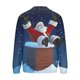 thumbnail image 4 of Sudadera sin capucha para hombre, informal, a la moda, con cuello redondo, estampado navideño, jersey de manga larga, blusa de poliéster para hombre, 4 of 5