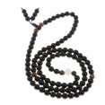 thumbnail image 3 of Brazalete de s de obsidiana larga personalizada Ratón Hugo Pulsera de cuentas de obsidiana, 3 of 10