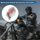thumbnail image 3 of Accesorios de Casco de Motocicleta Decoración Orejas de Gato con Colores Gradientes y Campanas para Cascos de Motocicleta Bicicleta Esquí Gris Blanco Piel Sintética Stickers 1 Juego, 3 of 6