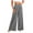 Grey, variant on EDFBUYKRS Female Women Pants Casual Dress Pants Women Petite Womens High Waisted Flowy Palazzo with Pockets Xl