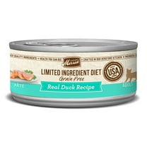 (24 Pack) Merrick Limited Ingredient Diet Grain Free Real Duck Recipe Wet Cat Food Pate, 5 oz Cans