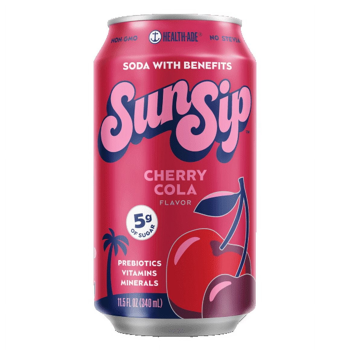 SunSip Lemon Lime Prebiotic Soda, 11.5 oz, 12 Pack Cans - Walmart.com