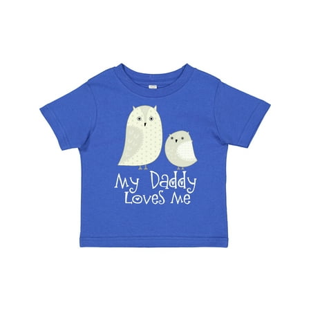 

Inktastic Daddy Loves Me Owl Gift Toddler Boy or Toddler Girl T-Shirt