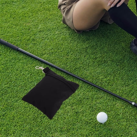 Minkissy 4PCS Golf Accessories Bag Golf Bag Essentials Nylon Black Multifunctional Outdoor