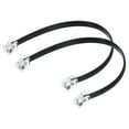 thumbnail image 1 of Uxcell 2 Paquete de Cable Telefónico, 0.7ft Cable de Teléfono RJ12 6P6C Macho a Macho Cable de Mano Recto para Hogar, Oficina, Negro, 1 of 6