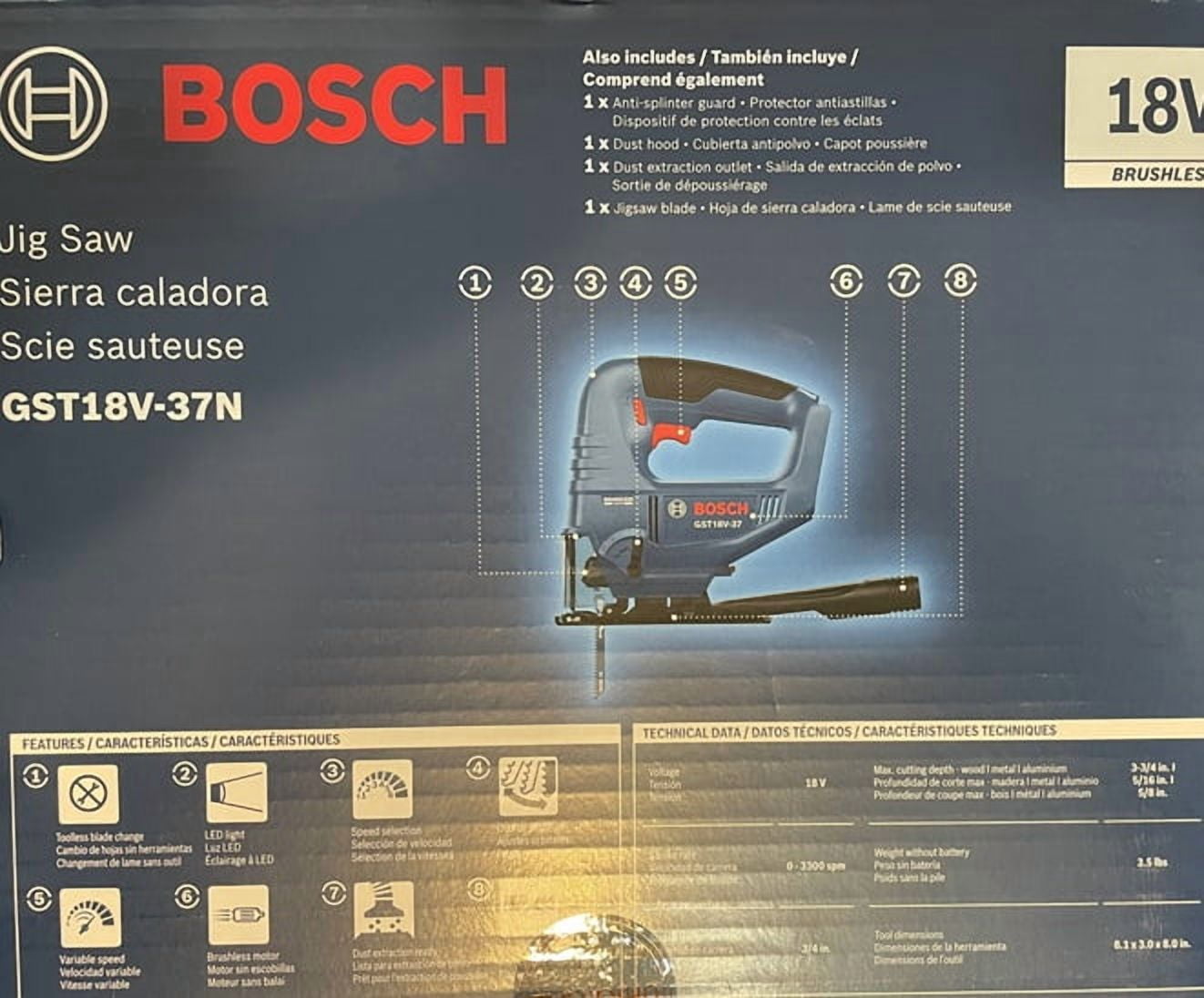 BOSCH 18 VOLT JIGSAW