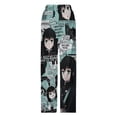 thumbnail image 5 of Demon Slayer Muichiro Tokito Pajama Pants Long Sleep Pants Soft Elastic Waist PJ Bottoms Lounge Pants, 5 of 7