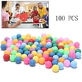 thumbnail image 1 of Feltree 100Pcs/Pack Colored Pong Balls 40mm Entertainment Table Tennis Balls, 1 of 8