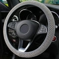 thumbnail image 1 of 38CM Ice Car Auto Silk Steering Wheel Cover Universal Anti-slip Wheel Protector, 1 of 10