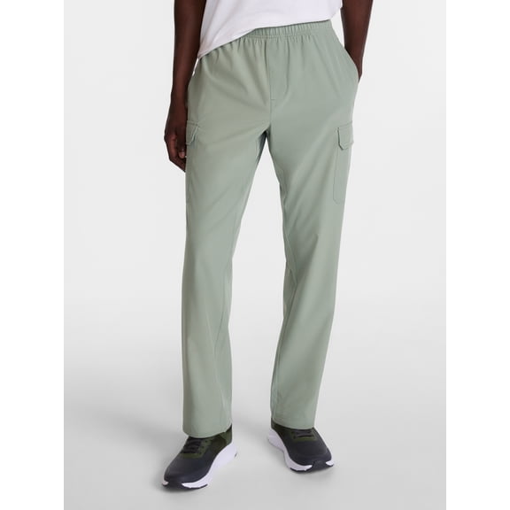 Athletic Works Woven Cargo Open Hem Active Pants, Men's Sizes S-4XLT
