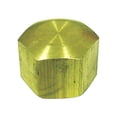 thumbnail image 1 of Tapa JMF de 5/16 pulgadas, latón amarillo, compresión, 400 psi, sin plomo, 1 of 1