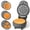 Multi Mini Maker (Graphite), variant on Electric Waffle Maker Multi Mini Maker (Graphite) Compact Removable Plates