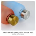 thumbnail image 4 of Matsuzay Botella de agua deportiva de plástico con marca de tiempo, regalos prácticos multifuncionales fáciles de limpiar Mostrada Blanco, 4 of 6