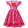 thumbnail image 5 of Smiling Critters Catnap Vestido para niñas pequeñas Ropa para el día del perro y la siesta para gatos Disfraz de cosplay para niños Vestido casual de verano con mangas abullonadas + Bolsa, 5 of 5