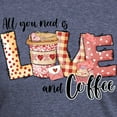 thumbnail image 3 of CafePress - All You Need Is Love And Coffee T Shirt - Mens Tri-blend T-Shirt, 3 of 4