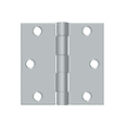 thumbnail image 2 of Deltana S33U26D-R 3" x 3" Square Hinge; Satin Chrome Finish, 2 of 2